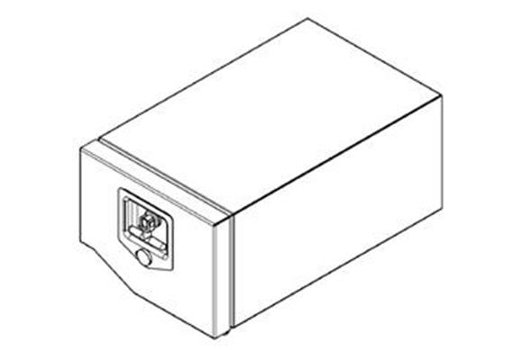 GK-Spezial Inox-Werkzeugkiste matt 300 mm (B) x 222 u. 182 mm (H) x 507 mm (T)