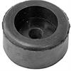Gummipuffer rund 15 mm schwarz