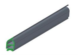 Hebebühne-Gummiprofil 46 x 30 mm mit Lippe