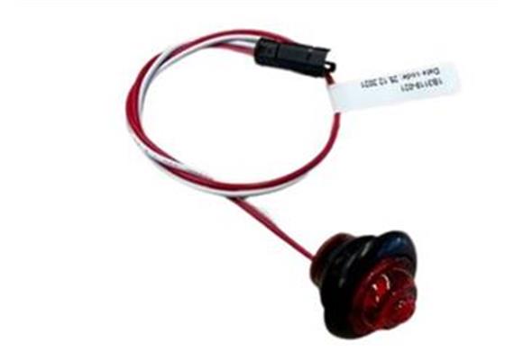 LED-Positionsleuchte rot Einbauloch ø18 mm