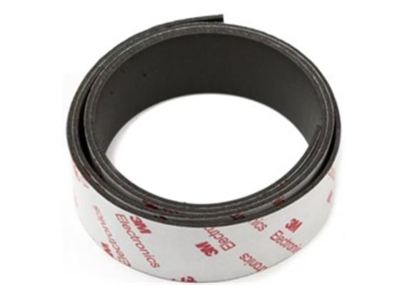 Magnetklebeband Neodym 30 mm selbstklebendes Magnetband,  Rolle à 1 M