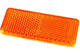 Rückstrahler gelb mit Selbstklebefolie