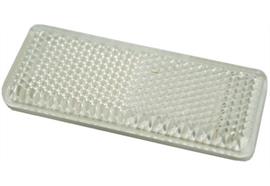 Rückstrahler weiss mit Selbstklebefolie