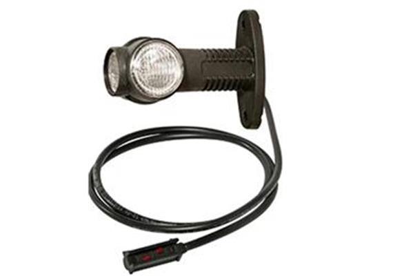 ASPÖCK Umrissleuchte rot/weiss/orange Superpoint III LED 1.25m l+r P&R 24V