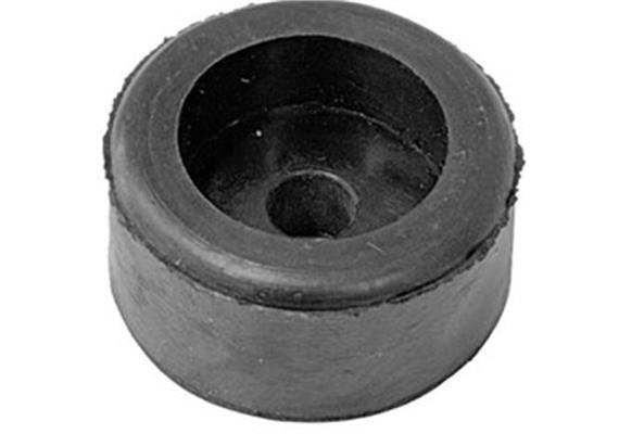 Gummipuffer rund 15 mm schwarz