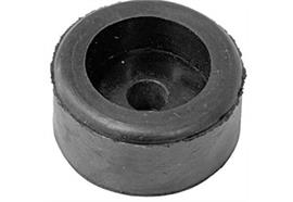 Gummipuffer rund 15 mm schwarz