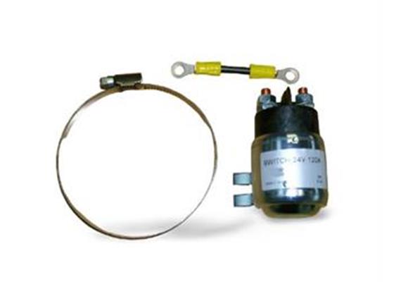 Relais 24VDC 120A IP67 M6 zu Hydraulikeinheit DL