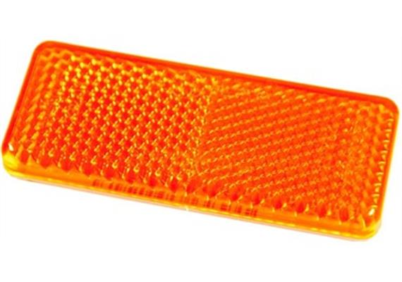 Rückstrahler gelb mit Selbstklebefolie
