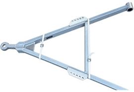 Zugdeichsel N8 1200 mm mit CH-Zugöse
